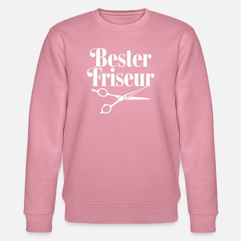 Bester Friseur mit Scheren-Logo - Stanley/Stella Unisex Bio-Sweatshirt CHANGER  - Lila Traum