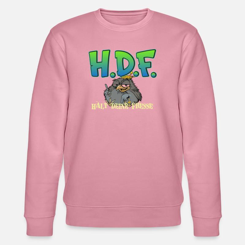H.D.F.  - Stanley/Stella Unisex Bio-Sweatshirt CHANGER  - Lila Traum