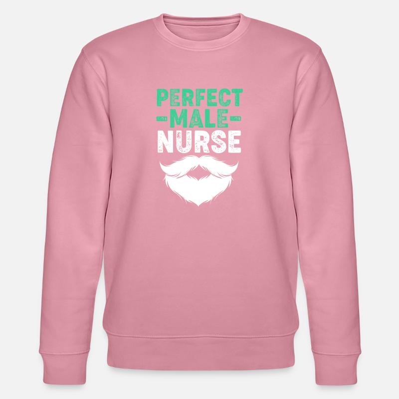 Pfleger Krankenhaus Krankenpfleger Geschenk - Stanley/Stella Unisex Bio-Sweatshirt CHANGER  - Lila Traum