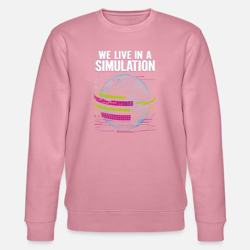 Nous vivons dans une simulation - Sweat bio CHANGER Stanley/Stella Unisexe - lilas onirique
