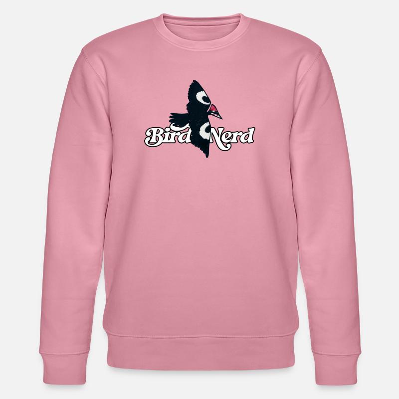 Bird Nerd Logo Tee - Stanley/Stella Unisex Bio-Sweatshirt CHANGER  - Lila Traum