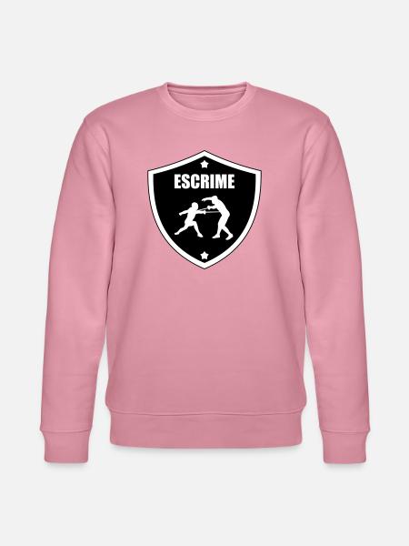 Fechtwappen: das Schild der Teilnehmer - Stanley/Stella Unisex Bio-Sweatshirt CHANGER  - Lila Traum