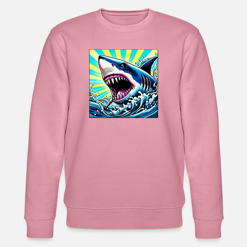 Requin - Sweat bio CHANGER Stanley/Stella Unisexe - lilas onirique