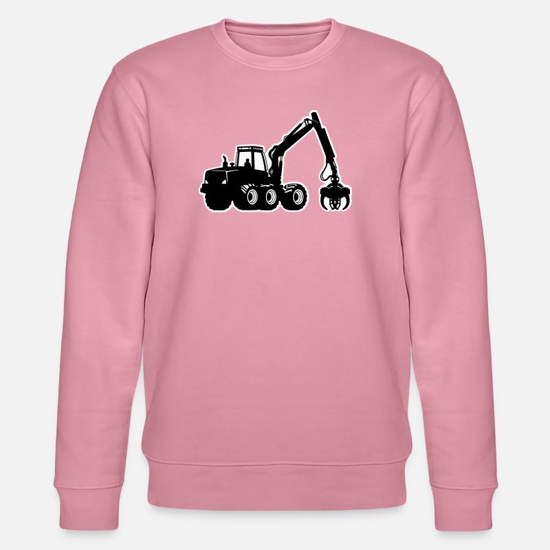 Silhouette de moissonneuse - Sweat bio CHANGER Stanley/Stella Unisexe - lilas onirique