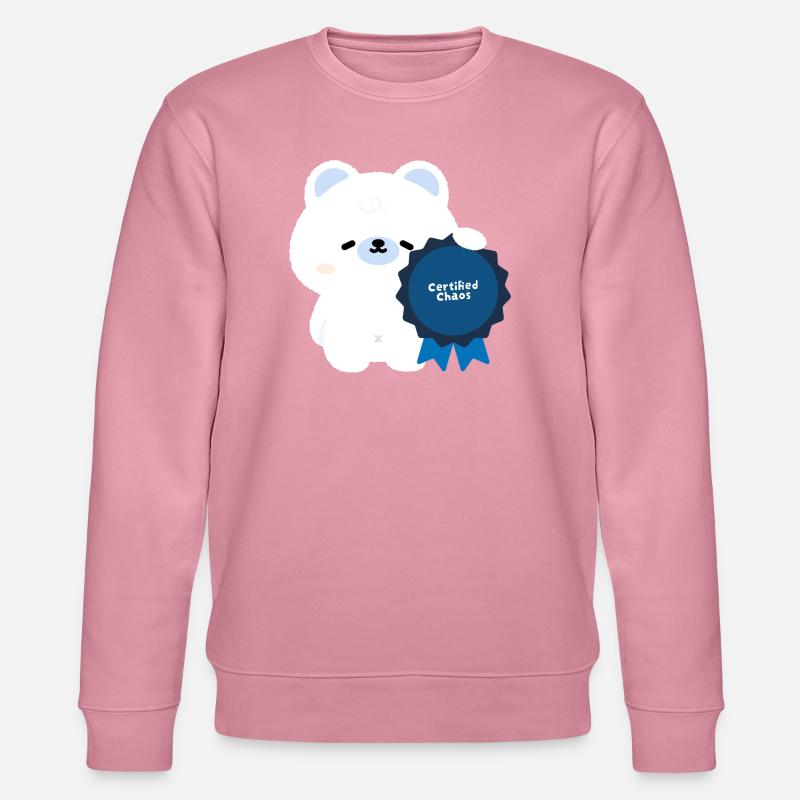Zertifizierter Chaos-Eisbär - Stanley/Stella Unisex Bio-Sweatshirt CHANGER  - Lila Traum
