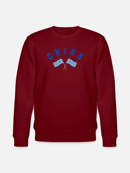 Chios Croisé des drapeaux grecs - Sweat bio CHANGER Stanley/Stella Unisexe - lilas onirique