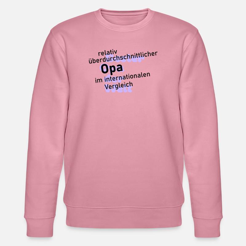 überdurchschnittlicher opa - Stanley/Stella Unisex Bio-Sweatshirt CHANGER  - Lila Traum