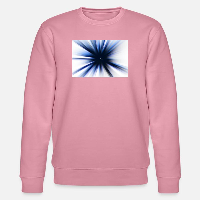 Fun Motiv - Blauer Strahleneffekt – Radial Burst - Stanley/Stella Unisex Bio-Sweatshirt CHANGER  - Lila Traum