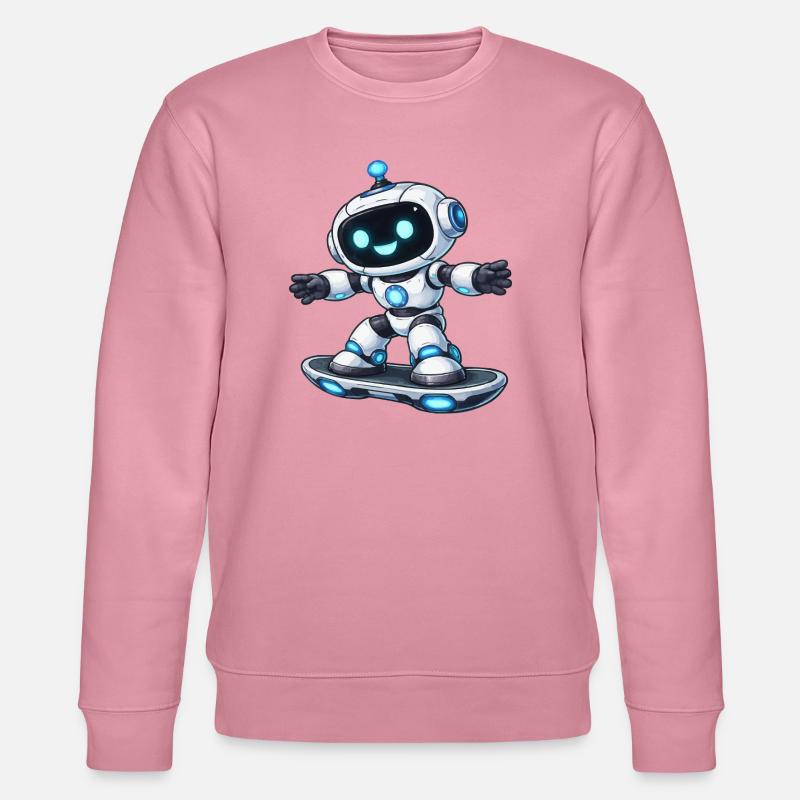 Robot Hoverboard - Sweat bio CHANGER Stanley/Stella Unisexe - lilas onirique