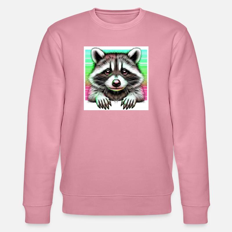 Raton laveur - Sweat bio CHANGER Stanley/Stella Unisexe - lilas onirique