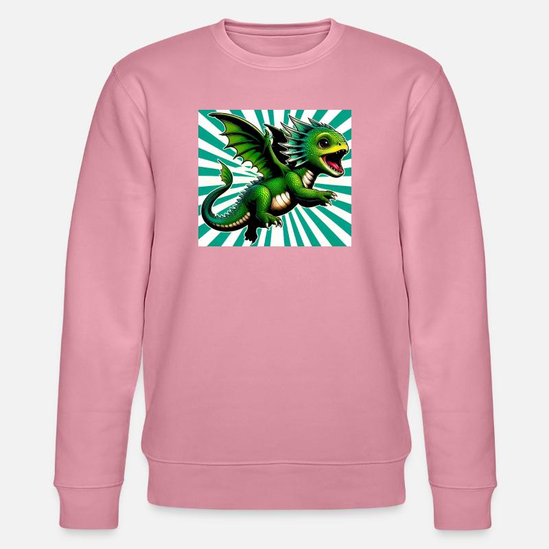 Drache - Stanley/Stella Unisex Bio-Sweatshirt CHANGER  - Lila Traum
