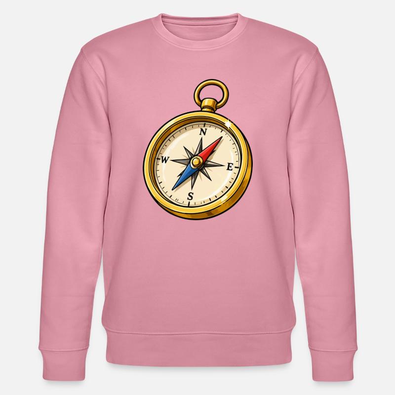 Compass - Stanley/Stella CHANGER Unisex Organic Sweatshirt - lilac dream