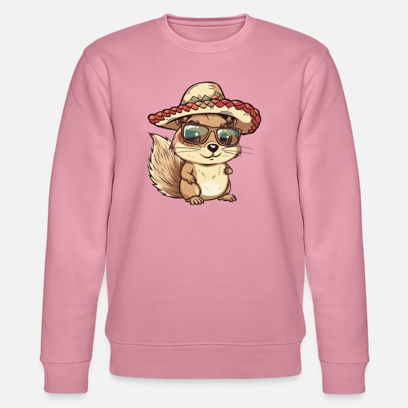 Sombrero comique comique Écureuil - Sweat bio CHANGER Stanley/Stella Unisexe - lilas onirique