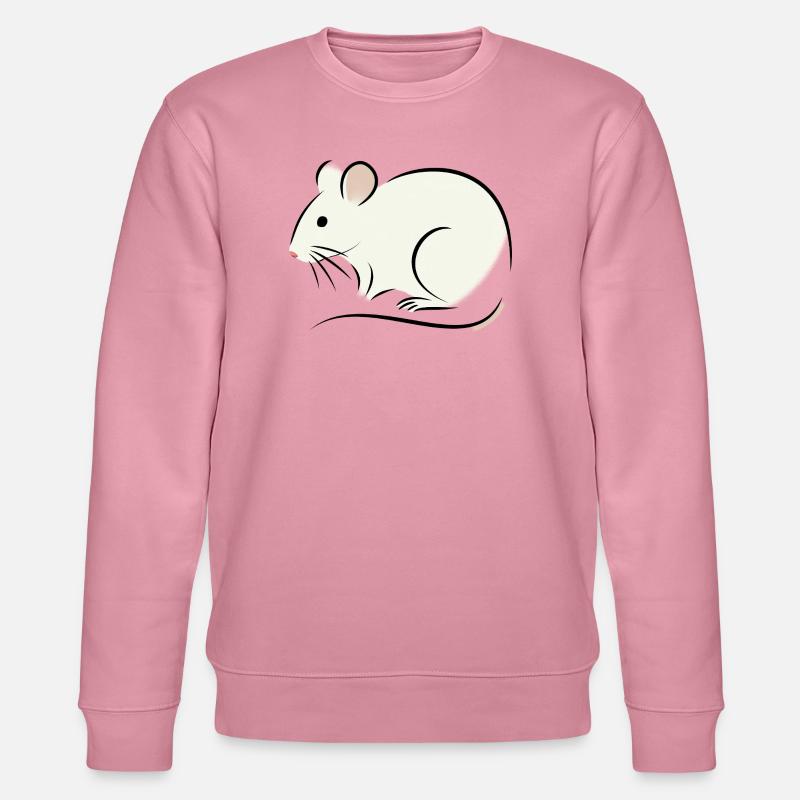 Weiße Ratte - Stanley/Stella Unisex Bio-Sweatshirt CHANGER  - Lila Traum