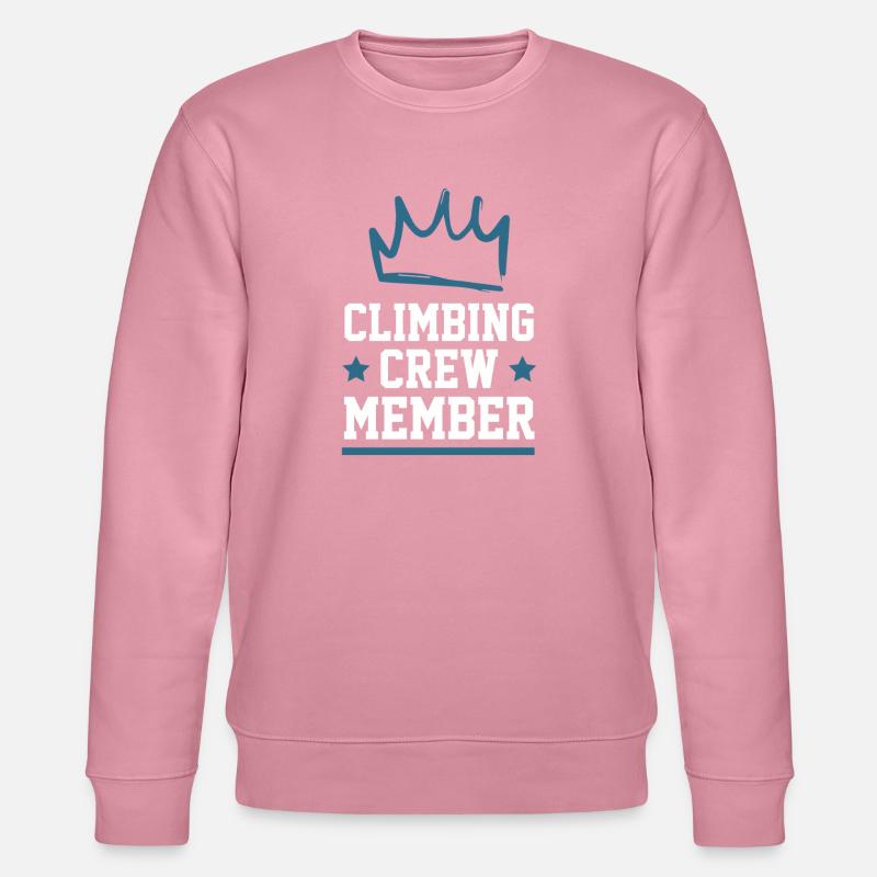 Climbing Crew - Stanley/Stella CHANGER Unisex Organic Sweatshirt - lilac dream