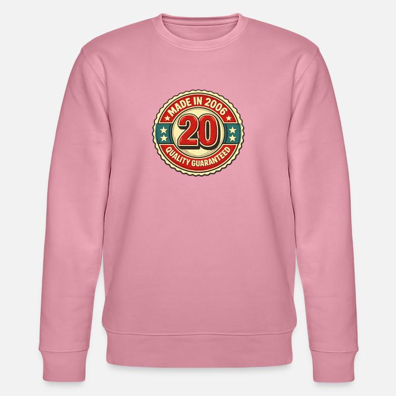 20e anniversaire 2006 - Sweat bio CHANGER Stanley/Stella Unisexe - lilas onirique