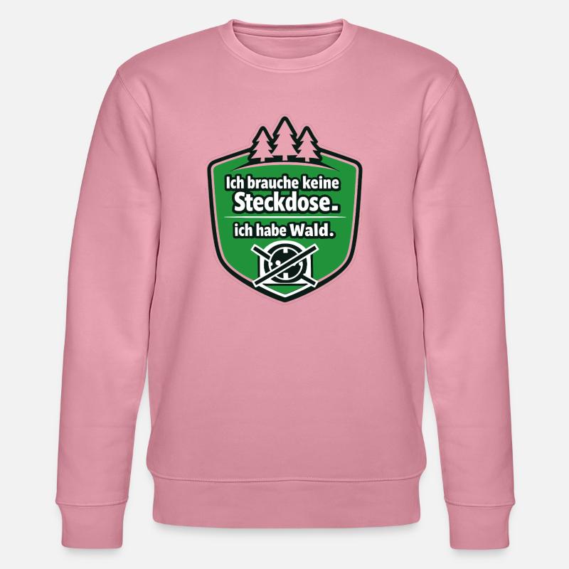 Ich kann nicht, ich habe Wald. - Stanley/Stella Unisex Bio-Sweatshirt CHANGER - Lila Traum