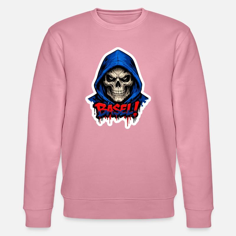 Crâne de Bâle - Sweat bio CHANGER Stanley/Stella Unisexe - lilas onirique