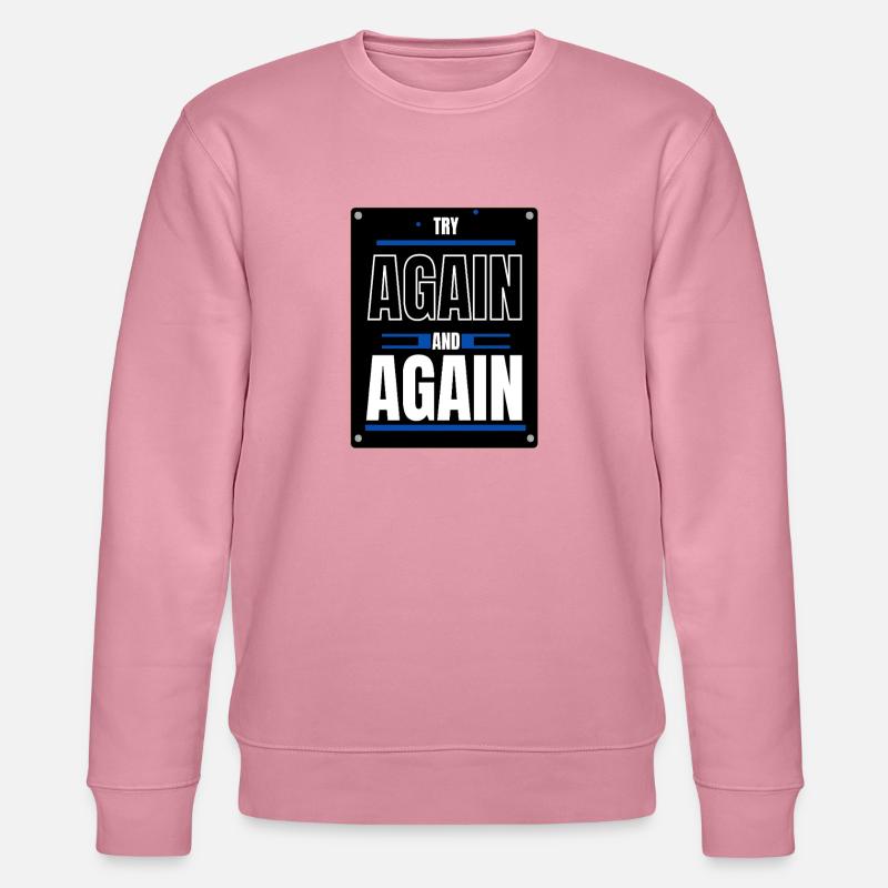Versuchen Sie es nochmal - Stanley/Stella Unisex Bio-Sweatshirt CHANGER  - Lila Traum