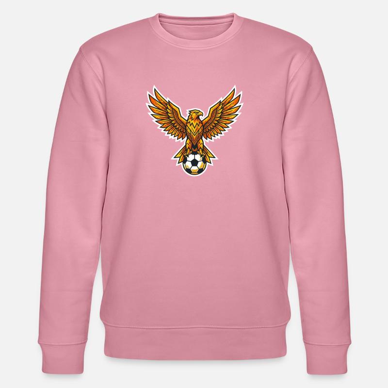Flammenphönix mit Ball - Stanley/Stella Unisex Bio-Sweatshirt CHANGER - Lila Traum