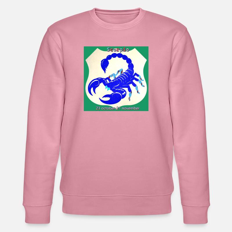 Skorpion - Stanley/Stella Unisex Bio-Sweatshirt CHANGER - Lila Traum