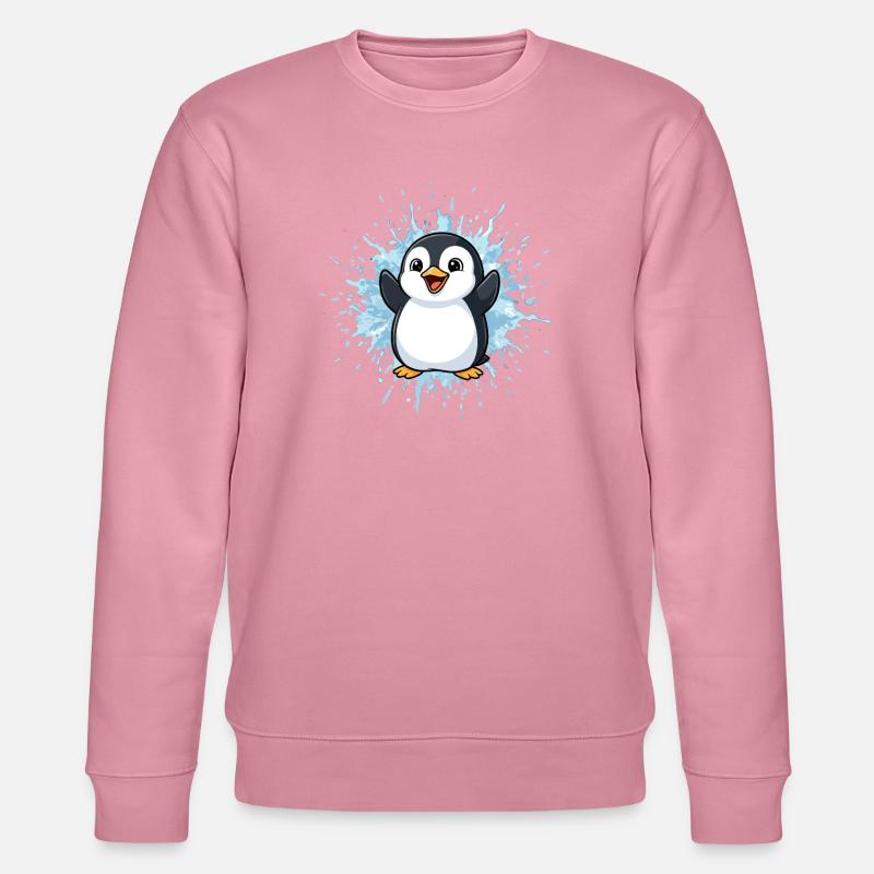 Pingu Splash Blue - Sweat bio CHANGER Stanley/Stella Unisexe - lilas onirique