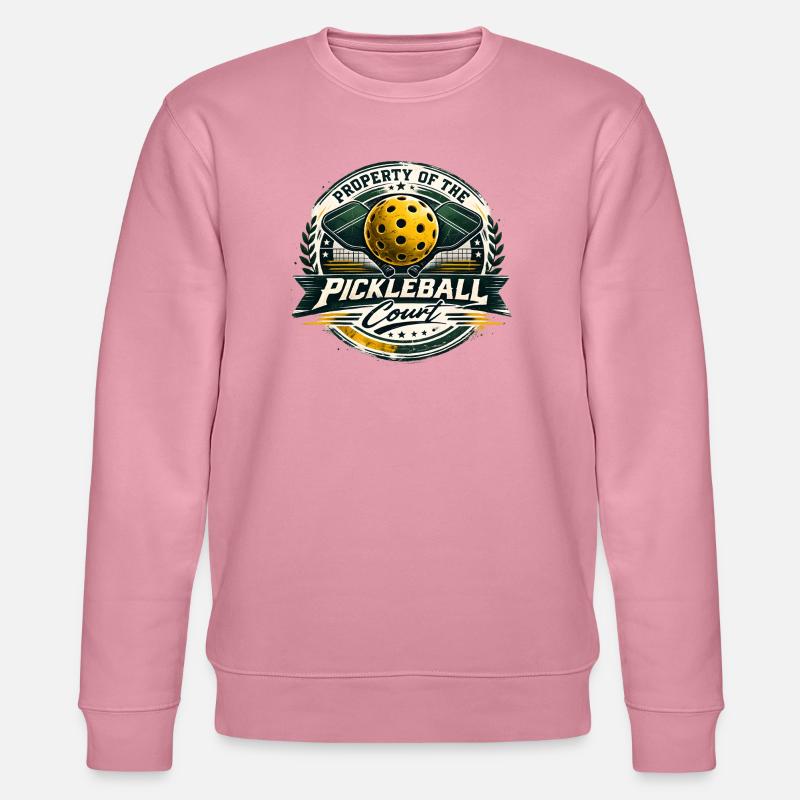 Emblème du terrain de pickleball - Sweat bio CHANGER Stanley/Stella Unisexe - lilas onirique