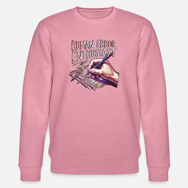 Human Error Enthausiast - Stanley/Stella Unisex Bio-Sweatshirt CHANGER  - Lila Traum