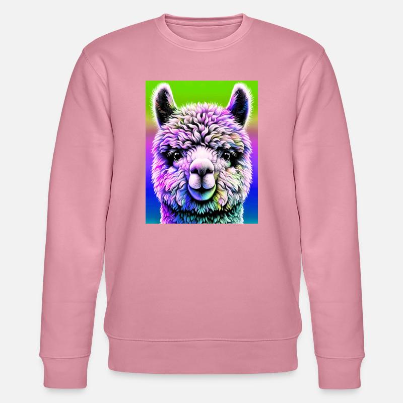 Alpaka - Stanley/Stella Unisex Bio-Sweatshirt CHANGER  - Lila Traum