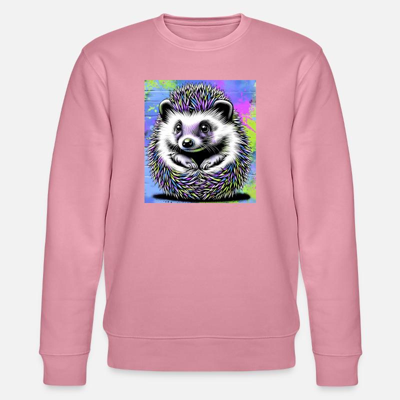 hérisson - Sweat bio CHANGER Stanley/Stella Unisexe - lilas onirique