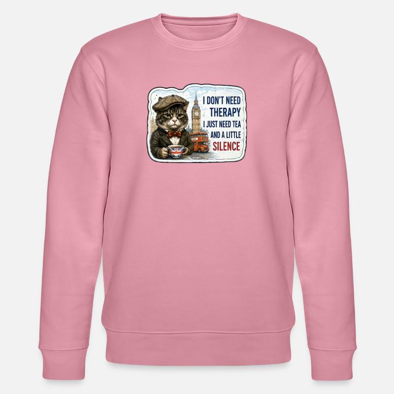 Tea and Silence - Stanley/Stella Unisex Bio-Sweatshirt CHANGER - Lila Traum