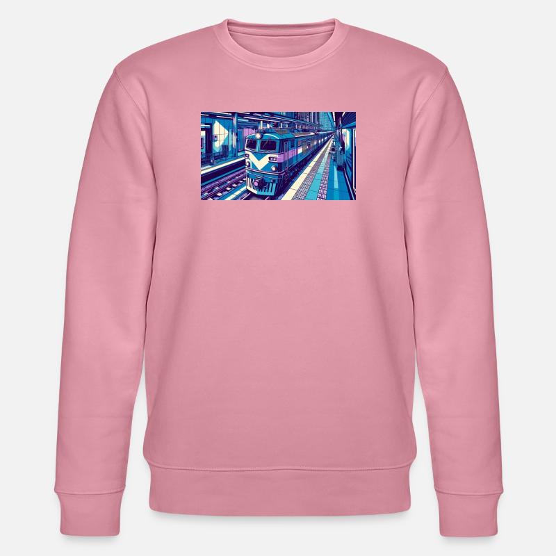 Zug 2 4 - Stanley/Stella Unisex Bio-Sweatshirt CHANGER  - Lila Traum