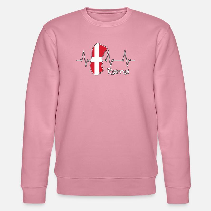 Rømø Römö Dänemark Denmark Insel Design - Stanley/Stella Unisex Bio-Sweatshirt CHANGER - Lila Traum