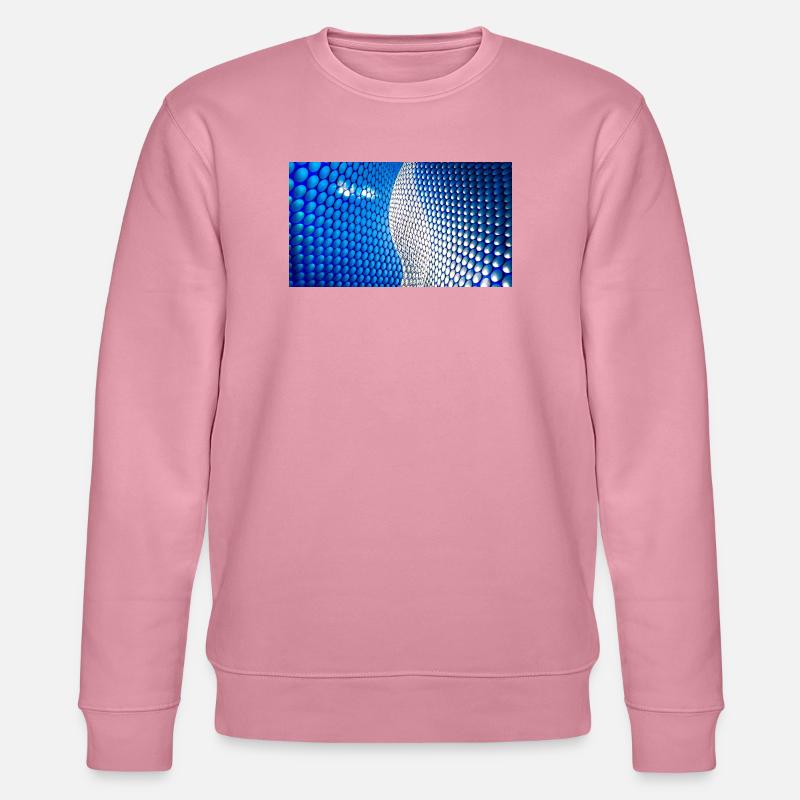 Cobalt Bubblewave Abstract - Stanley/Stella CHANGER Unisex Organic Sweatshirt - lilac dream