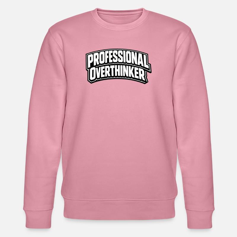 PROFESSIONAL OVERTHINKER - Stanley/Stella Unisex Bio-Sweatshirt CHANGER  - Lila Traum