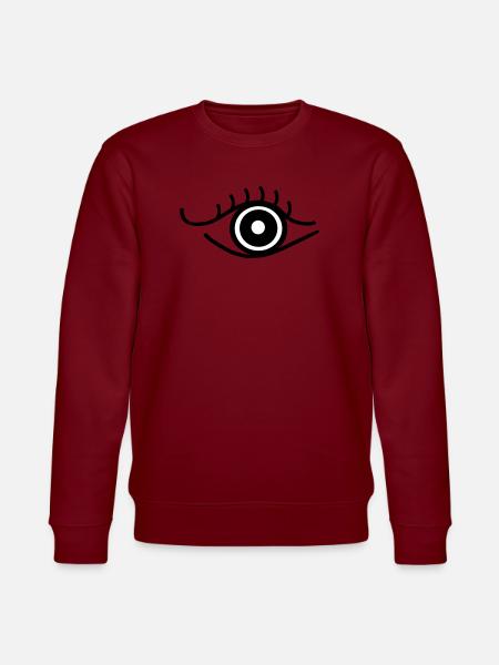 Auge_sw - Stanley/Stella Unisex Bio-Sweatshirt CHANGER  - Lila Traum