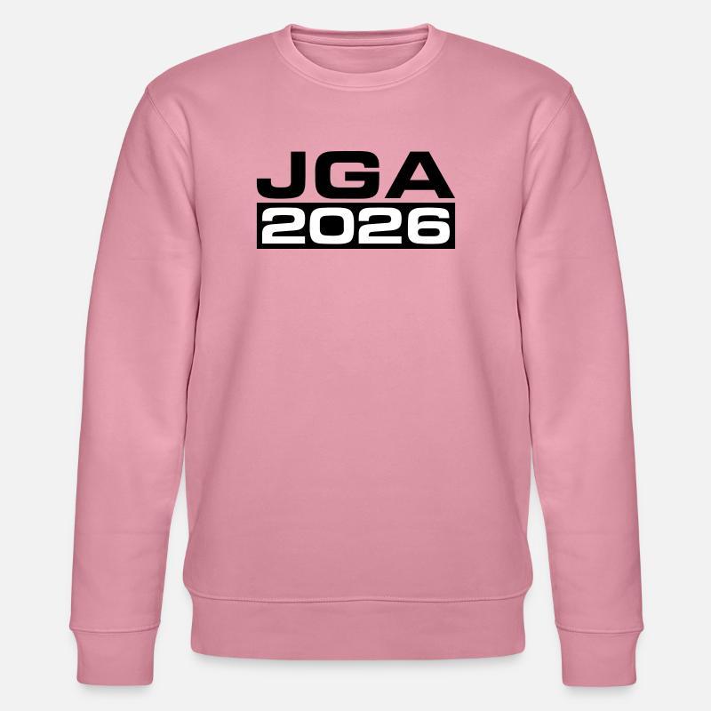 Jga 2026 Junggesellenabschied - Stanley/Stella Unisex Bio-Sweatshirt CHANGER  - Lila Traum
