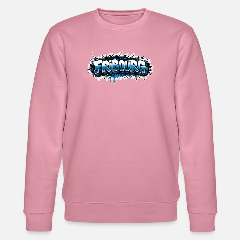 Fribourg Graffiti - Sweat bio CHANGER Stanley/Stella Unisexe - lilas onirique
