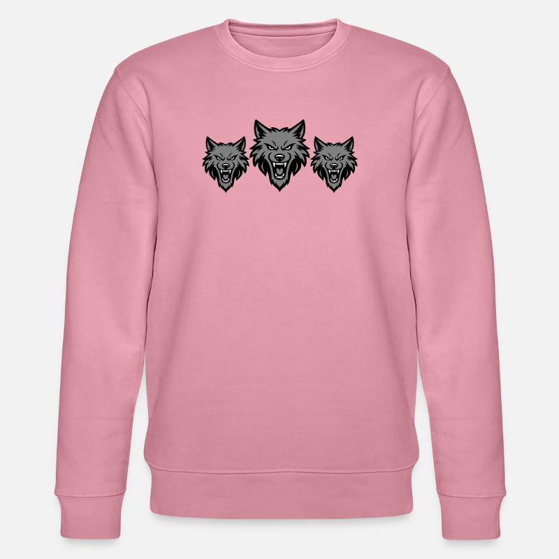 Wolf Team Rudel - Stanley/Stella Unisex Bio-Sweatshirt CHANGER  - Lila Traum