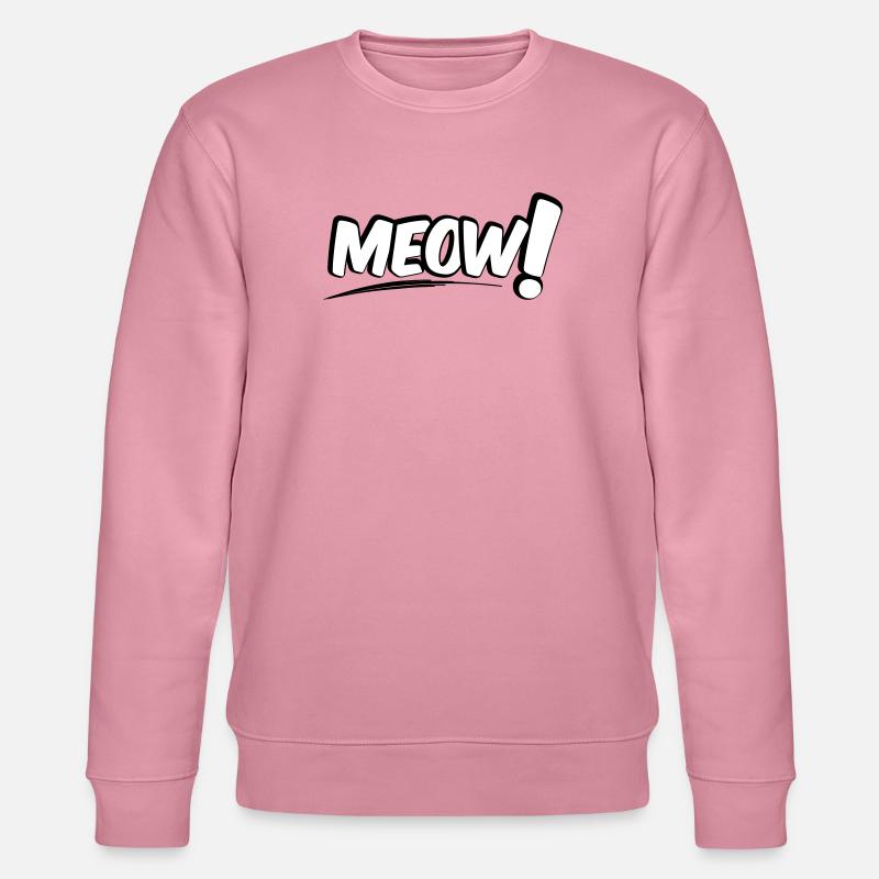 MEOW Miau Chat - Sweat bio CHANGER Stanley/Stella Unisexe - lilas onirique
