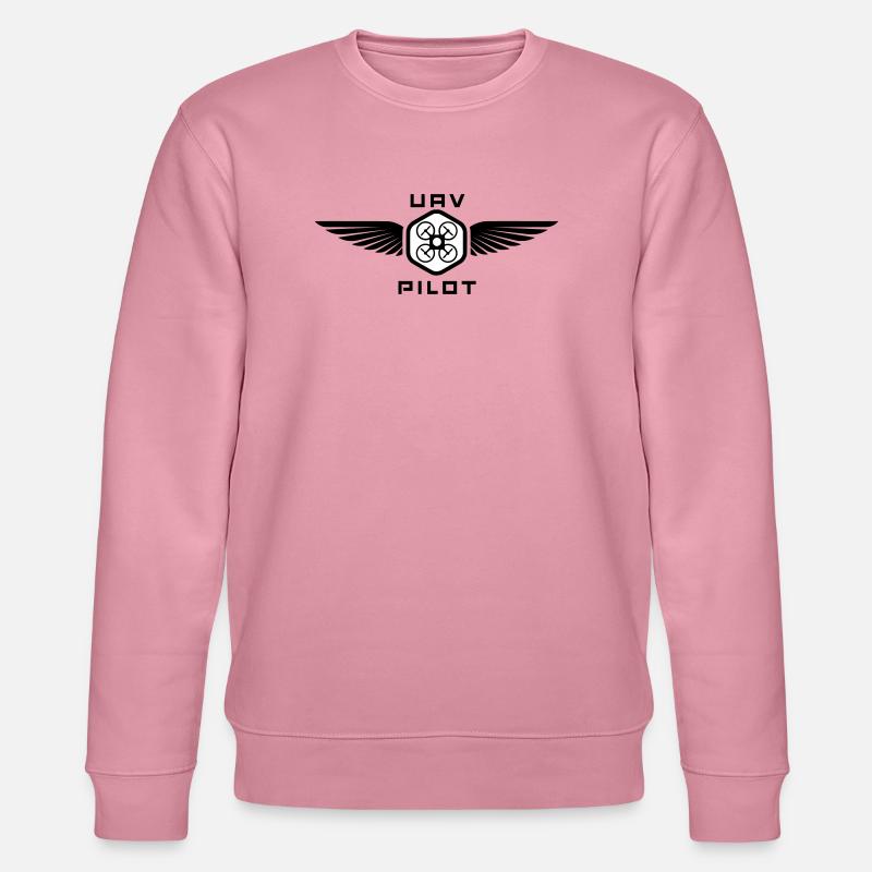 UAV PILOT2 - Stanley/Stella Unisex Bio-Sweatshirt CHANGER  - Lila Traum