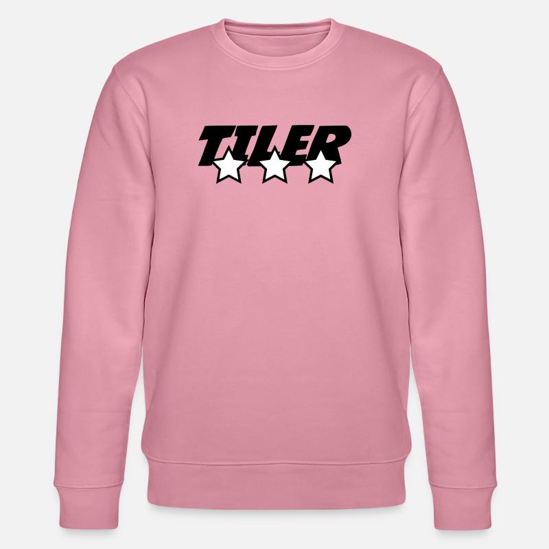 Tiler *** pro tile laying precision craft - Stanley/Stella CHANGER Unisex Organic Sweatshirt - lilac dream