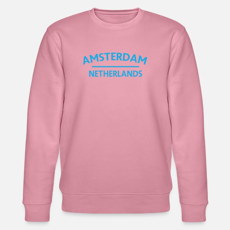 Textdesign Amsterdam – Pays-Bas - Sweat bio CHANGER Stanley/Stella Unisexe - lilas onirique
