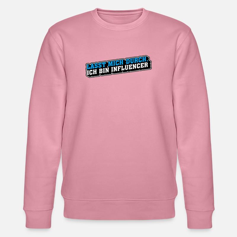 Lasst mich durch, ich bin Influencer - Stanley/Stella Unisex Bio-Sweatshirt CHANGER - Lila Traum