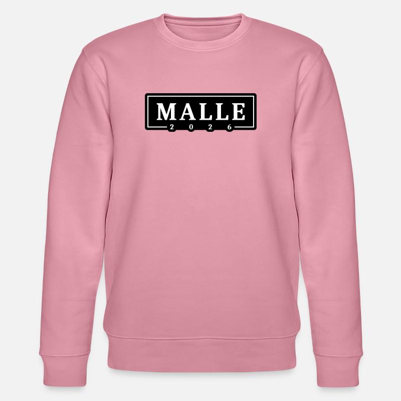 Malle 2026 Mallorca Urlaub - Stanley/Stella Unisex Bio-Sweatshirt CHANGER  - Lila Traum