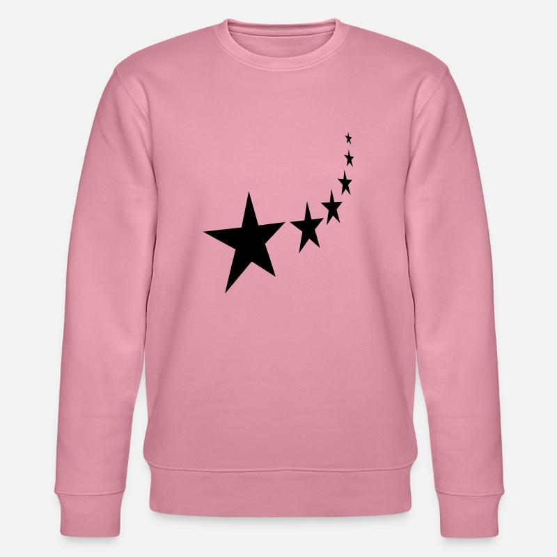 sternschnuppe - Stanley/Stella Unisex Bio-Sweatshirt CHANGER  - Lila Traum