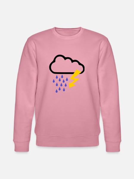 Orage - Temps - Flash - Sweat bio CHANGER Stanley/Stella Unisexe - lilas onirique