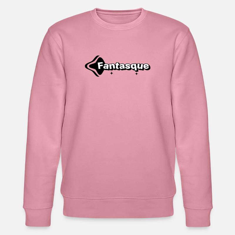 Verspieltes Schwarz-Weiß - Stanley/Stella Unisex Bio-Sweatshirt CHANGER - Lila Traum
