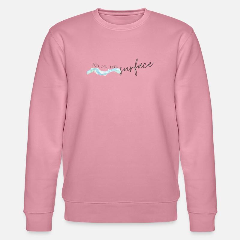 Below The Surface Ocean Inspired T-Shirt  - Stanley/Stella Unisex Bio-Sweatshirt CHANGER  - Lila Traum