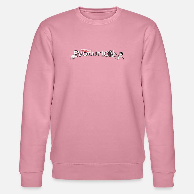 Fussball Evolution | Evolution Design - Stanley/Stella Unisex Bio-Sweatshirt CHANGER  - Lila Traum